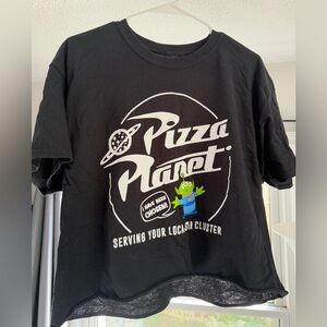Pizza Planet Black T-Shirt